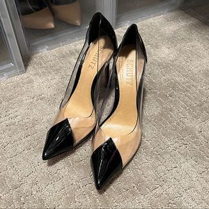 Schutz Cendi Black Patent Heels